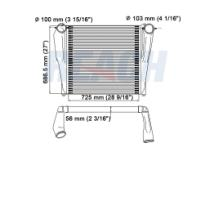 Radiator-DIESEL Reach Cooling 41-2857 