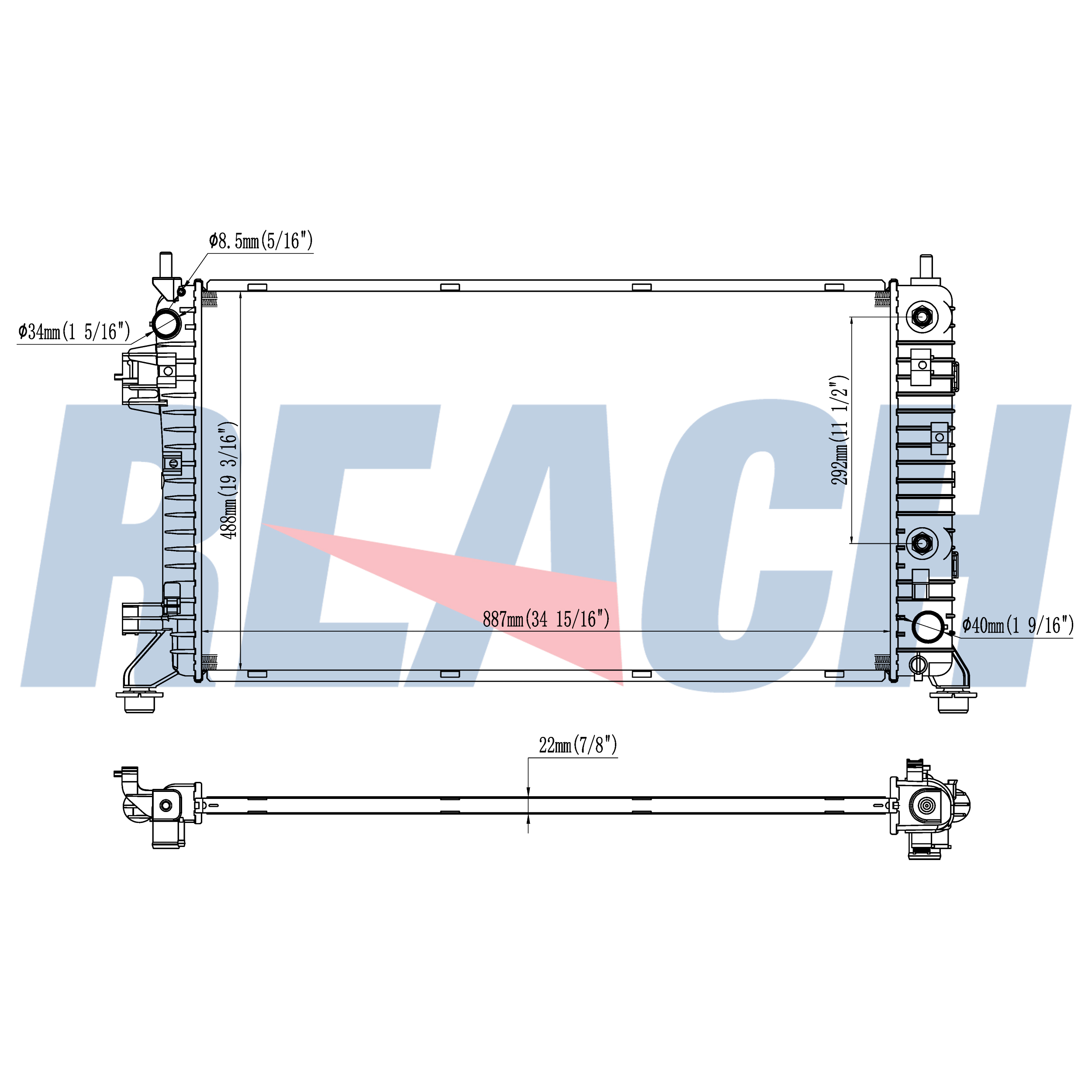 13920 Radiator 41-13920